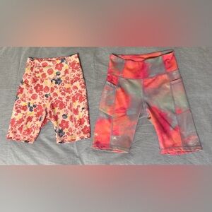 Freely Colorful Activewear Shorts, Sz 8-10